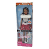 Barbie Holiday Wishes Christie Negra 2007 Antiga 80 90 