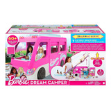 Barbie Mega Trailer Dos Sonhos Tobogã 60 Acessórios Mattel