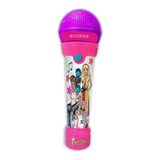 Barbie Microfone Infantil Rockstar Com Luzes