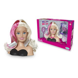 Barbie Moda E Magia Secador Cabelo Penteados 10 Acessórios
