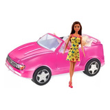 Barbie Original Carro Rosa