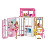 Barbie Playset Boneca E Casa Glamour