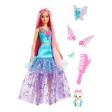 Barbie Princesa Com Vestido Mágico Dreamtopia Mattel Origina