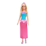 Barbie Princesas Camisa Azul Saia Rosa