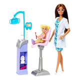 Barbie Profissões Dentista Com Vestido