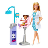Barbie Profissões Médica Dentista Loira Móveis E Aces Sj