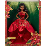 Barbie Signature 2022 Holiday Negra Lacrada