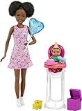Barbie Skipper Babá Aniversário Castanha Multicor