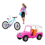 Barbie To Move Com Carro Jeep