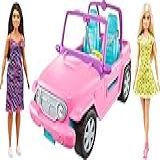 Barbie Veículo Para Boneca Jeep Com