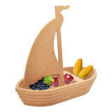 Barco Barquinho A Vela Madeira Decoração Artesanal