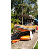 Barco Bote C Motor Yamaha 40 E Comando