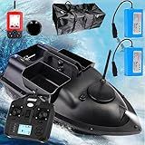 Barco De Alimentação De Barco Com Gps Rc Com Bateria De 2 5200 Mah E Localizador De Pesca E Bolsa Para Barco Marcação De 16 Locais De Pesca Controle Remoto Sem Fio De 500 M B