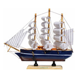 Barco De Madeira Caravela Navio Miniatura
