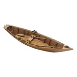 Barco Dory Kit 39 Cm Montado Puzzle 3d Cortado A Laser