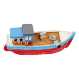 Barco Em Miniatura Ibasenice Mini Barco De Pesca Praia Em Mi