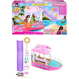 Barco Lancha Dos Sonhos Com Piscina Da Barbie Mattel Hjv37
