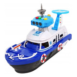 Barco Policia Guarda Costeira Som Luz Carrinho Lancha Jetski