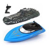 Barco Remoto Controle E Cabeça Crocodilo 2 4 Envio Full