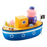 Barco Vovô Pig Com Peppa Pig Flutua De Verdade Sunny