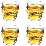 Bargain Crusader Skull Head Vodka Shot Whiskey Wine Drinking Glass Bottle Decantador Em Forma De Caveira 4 50 Ml Por Copo
