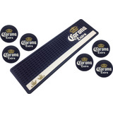 Barmat 50x15cm Tapete Escorredor Corona 6 Porta Copo