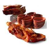 Barquete Assada Saborizada Bacon Para Rechear C 45 Und
