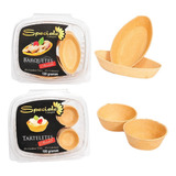 Barquetes E Tartelete Canapés Cx Mista Aprox 1180 Und 
