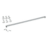 Barra Aço Inox Com 6 Ganchos 60cm Top Pratic Brinox 2200 160
