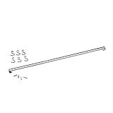Barra Aço Inox Com 6 Ganchos T Pratic Brinox Aço Inox 40 Cm