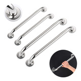 Barra Alça Apoio Corrimão Banheiro 60cm 40cm Inox Nfe 4pcs