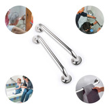 Barra Alça Corrimão Apoio Segurança Banheiro 40cm Inox 2pcs