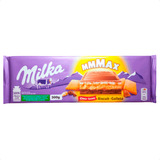Barra Ao Leite E Biscoito Milka Choco Biscuit 300g Importado