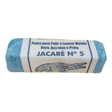 Barra Azul Massa Polimento Lustro Inox Aluminio 400 Gramas