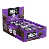 Barra Best Whey Bar Brownie Chocolate 12 Unidades De 32g
