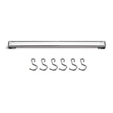 Barra Brinox Top Pratic Com 6 Ganchos Em Aço Inox 40 Cm