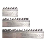 Barra Cremalheira Dentes De Alumínio 1 5 M Divido 3 De 50 Cm