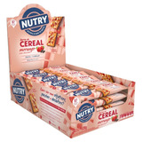 Barra De Cereal Nutry Com 24 Unidades Sabor Morango Com Chocolate