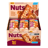 Barra De Cereal Nuts Sabor Castanha E Pasta De Amendoim Com