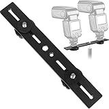 Barra De Extensão De Flash Para Montagem Em Câmera Dupla Suporte De Tripé ChromLives De 8 20 3 Cm Suporte Duplo Hot Shoe De 1 4 Para Câmera Compatível Com Luz LED Câmera DSLR Tripé E Mais