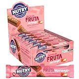 Barra De Fruta Nutry Morango 20g Display Com 24 Unidades Com Fruta Chocolate E Aveia