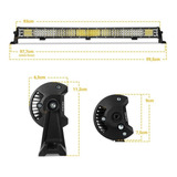 Barra De Led 36 Pol 93cm 7d 504w Válvula Suporte Duplo