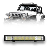 Barra De Led Automotiva 288w 51cm 40500 Lumens Off Road 4x4