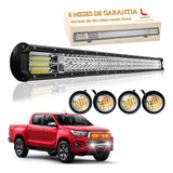 Barra De Led Automotiva 432w 80cm Off Road 4x4 Jeep Brinde