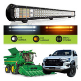 Barra De Led Automotivo 396w 70cm Off Road 4x4 Jeep