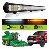 Barra De Led Automotivo 504w 93cm Off Road 4x4 Dual Collor
