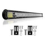 Barra De Led Off Road 168leds Epistar 504w 100cm Com Estrobo