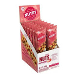 Barra De Nuts Morango Nutry 360g Display 12 Unidades 30g