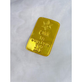 Barra De Ouro 24k Peso 1 Gr M8881 Colecionável