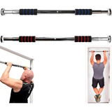 Barra De Porta Ajustável Exercício Flexão Crossfit Treino